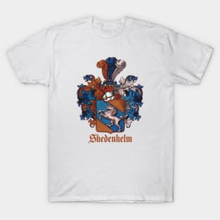 Shedenhelm Family Crest (rust variation) T-Shirt